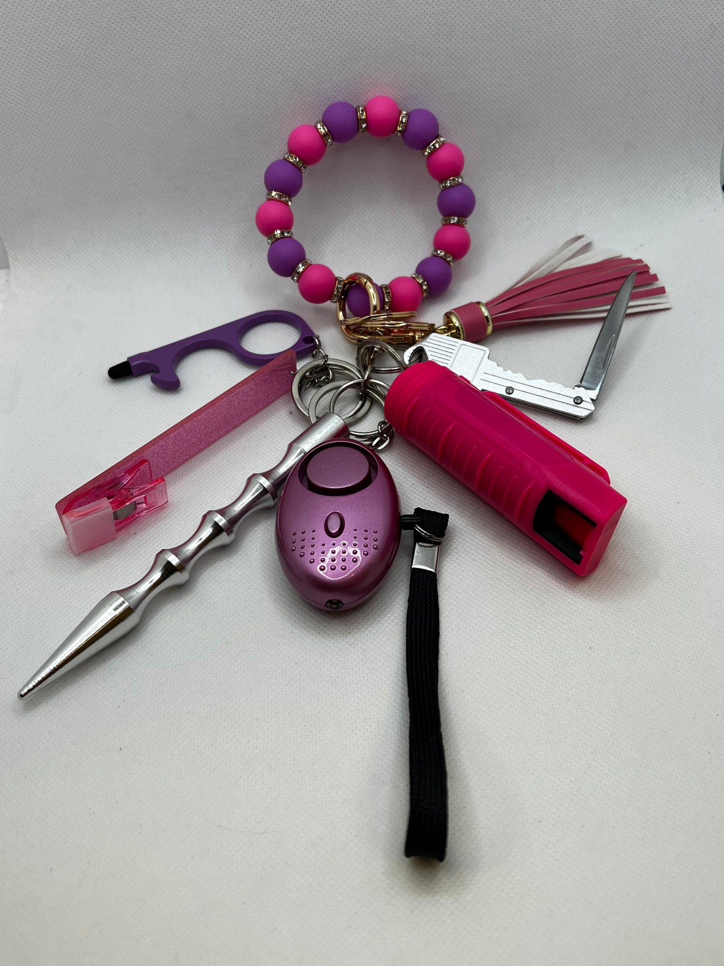 Silicone Key Ring Bracelet