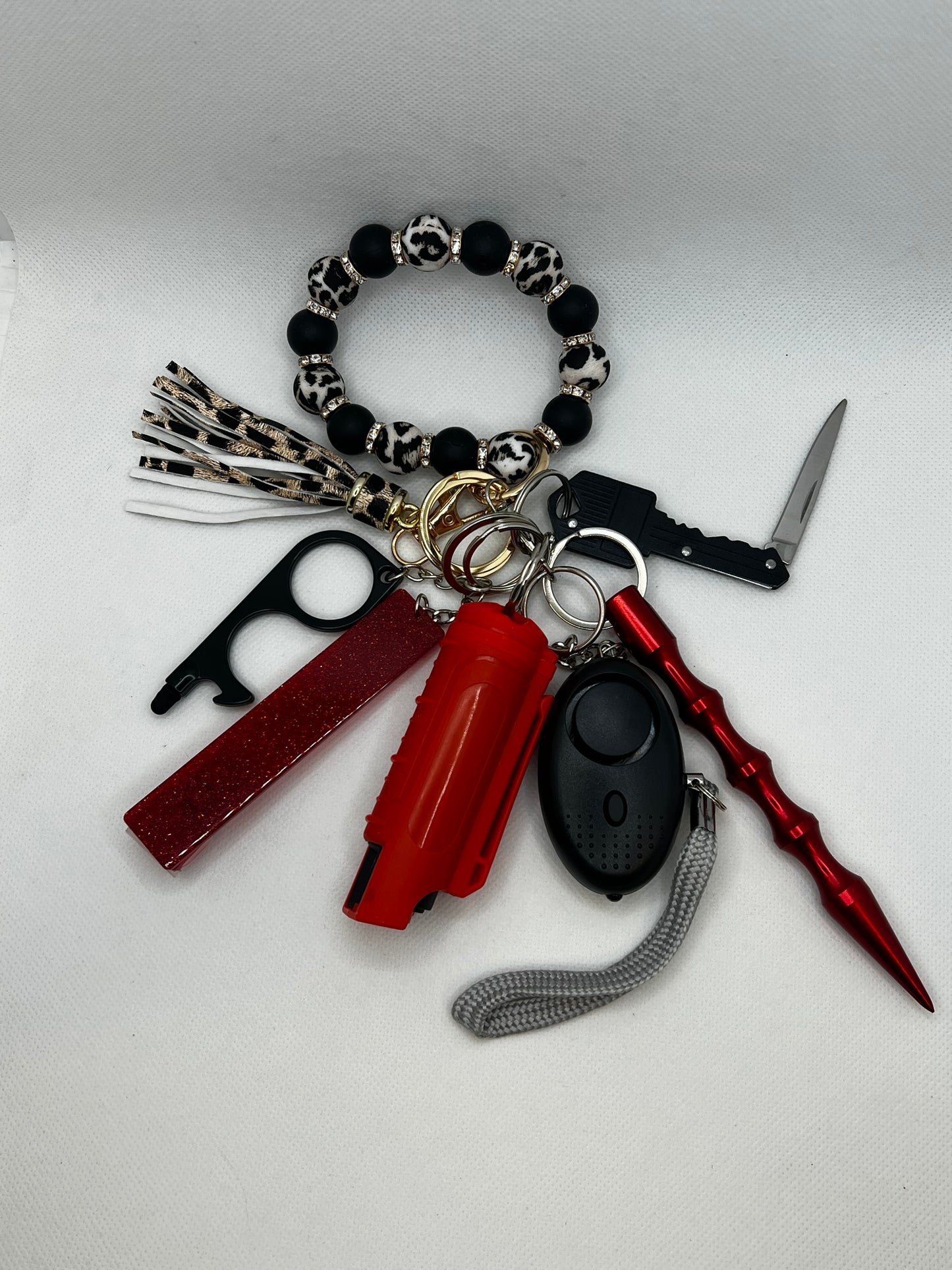 Silicone Key Ring Bracelet